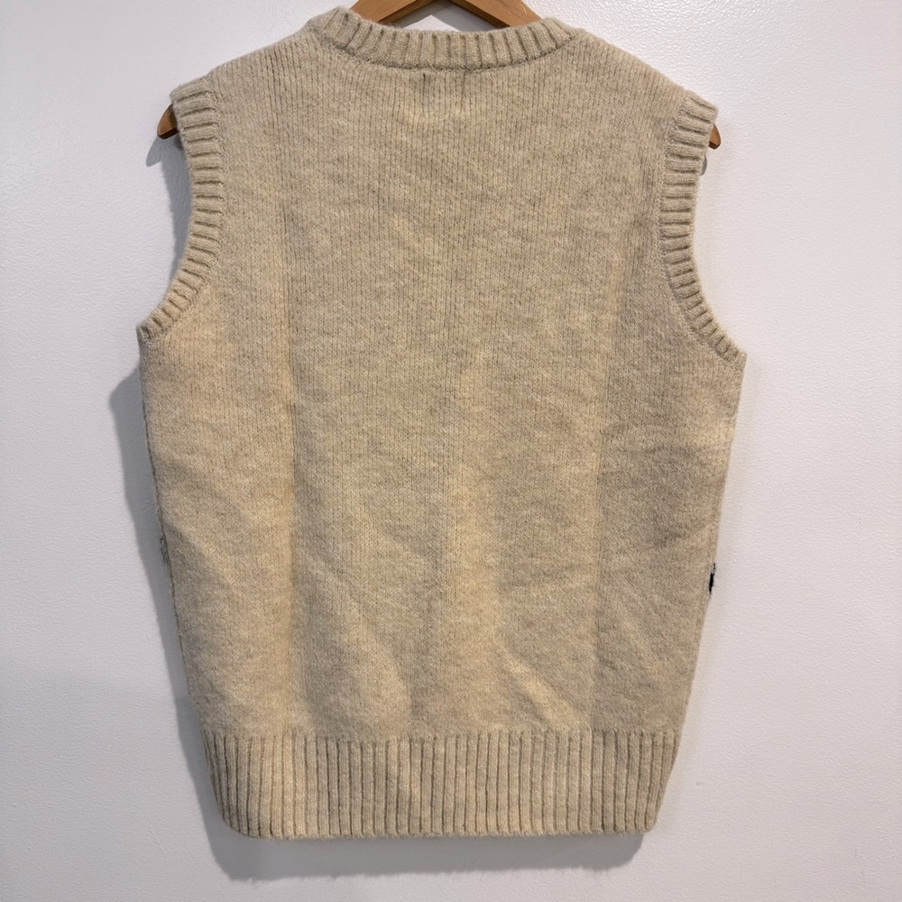 NWOT ANTHROPOLOGIE MAEVE GRAPHIC FLOWER SWEATER VEST XSP - Picture 7 of 11